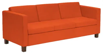 BOGA - 3 sedací souprava, látka BONDAI BN19 (3012) - látka oranžová